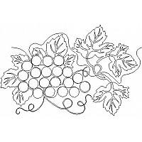 grape leaf border 4